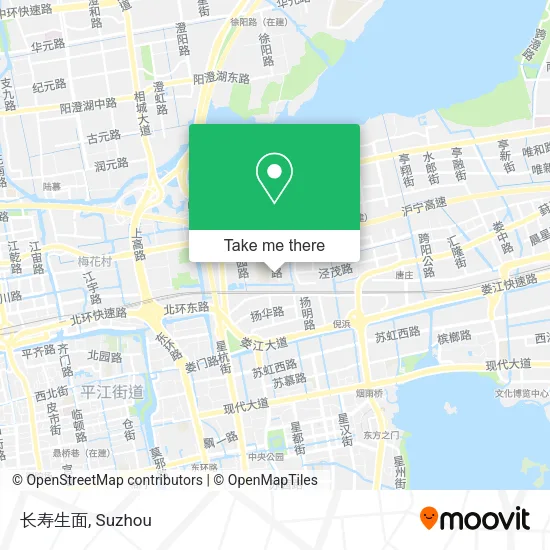 长寿生面 map