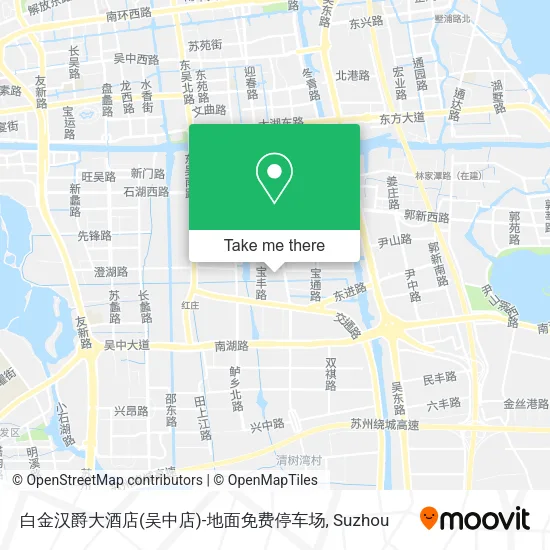 白金汉爵大酒店(吴中店)-地面免费停车场 map