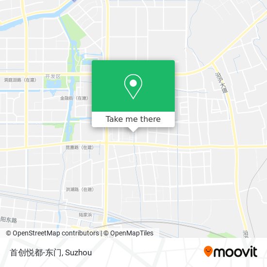 首创悦都-东门 map