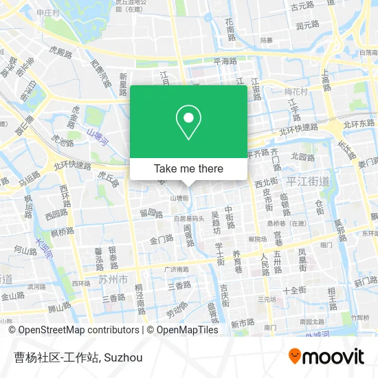 曹杨社区-工作站 map