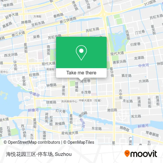 海悦花园三区-停车场 map