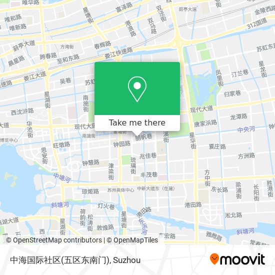 中海国际社区(五区东南门) map