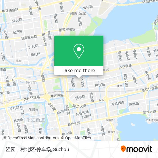 泾园二村北区-停车场 map