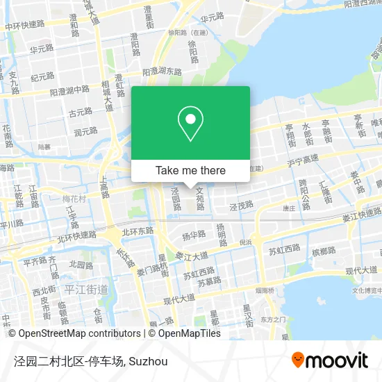 泾园二村北区-停车场 map