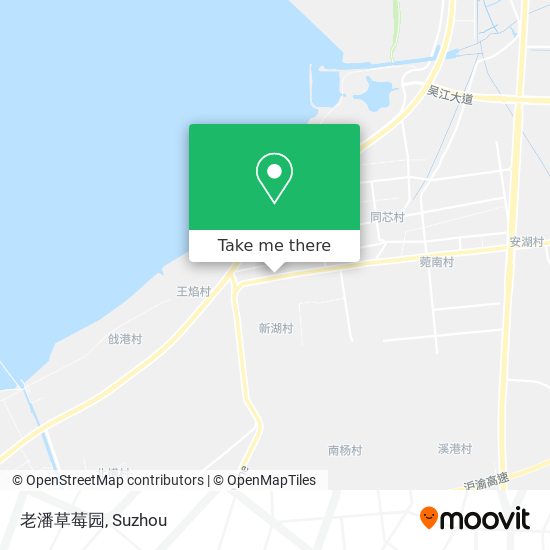 老潘草莓园 map