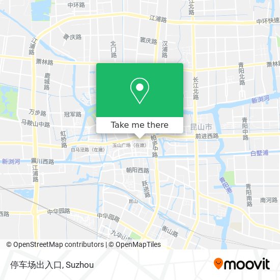 停车场出入口 map