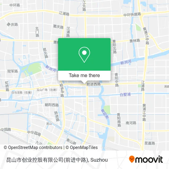 昆山市创业控股有限公司(前进中路) map