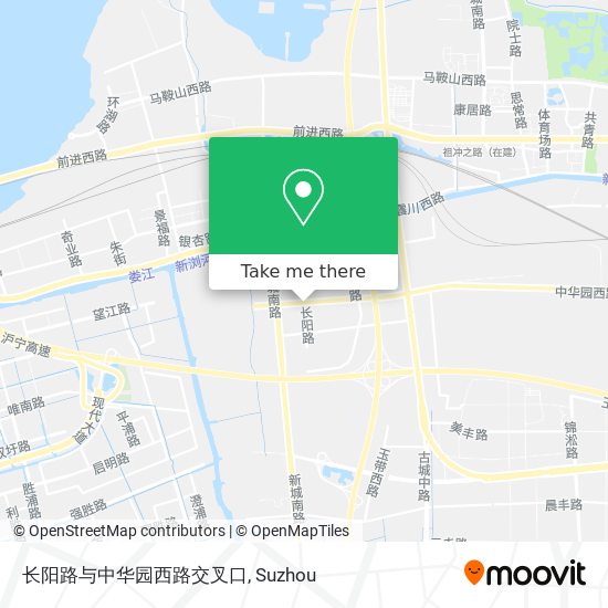 长阳路与中华园西路交叉口 map
