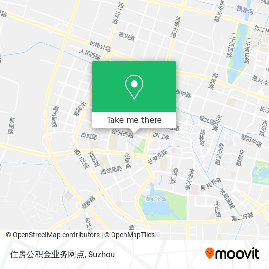 住房公积金业务网点 map