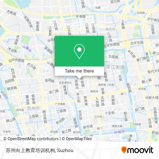 苏州向上教育培训机构 map