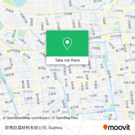 群鹰防腐材料有限公司 map