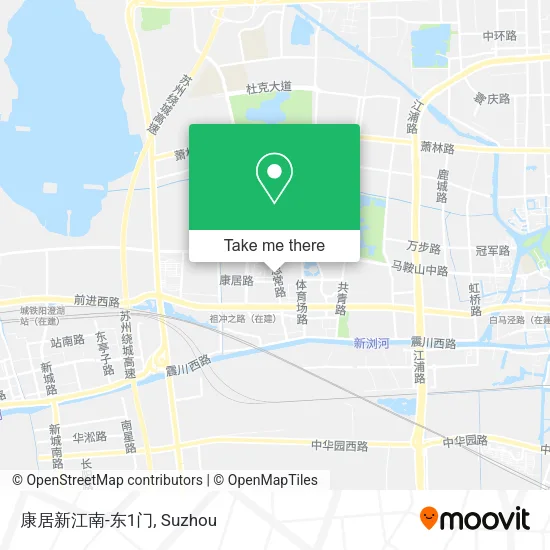 康居新江南-东1门 map