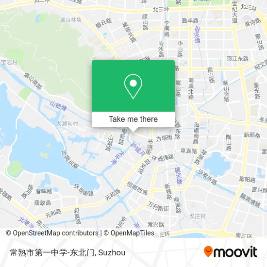 常熟市第一中学-东北门 map
