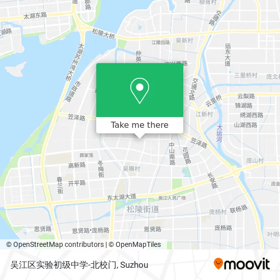 吴江区实验初级中学-北校门 map
