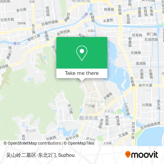 吴山岭二墓区-东北2门 map