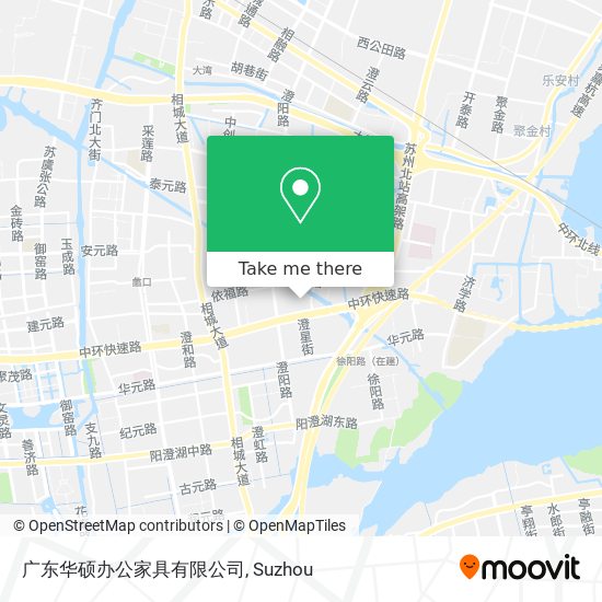 广东华硕办公家具有限公司 map