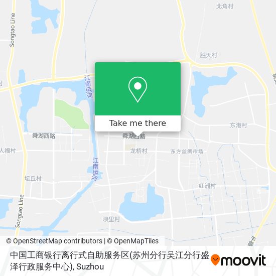 中国工商银行离行式自助服务区(苏州分行吴江分行盛泽行政服务中心) map