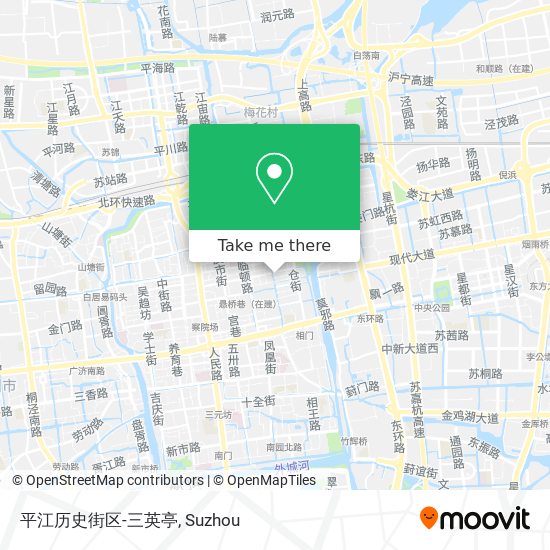 平江历史街区-三英亭 map