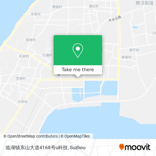 临湖镇东山大道4168号u科技 map