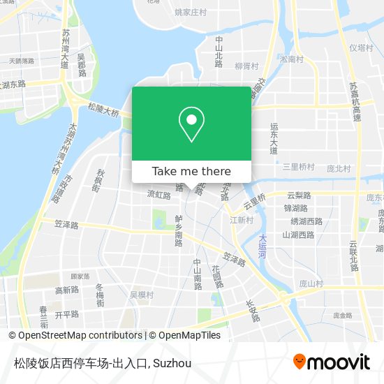 松陵饭店西停车场-出入口 map
