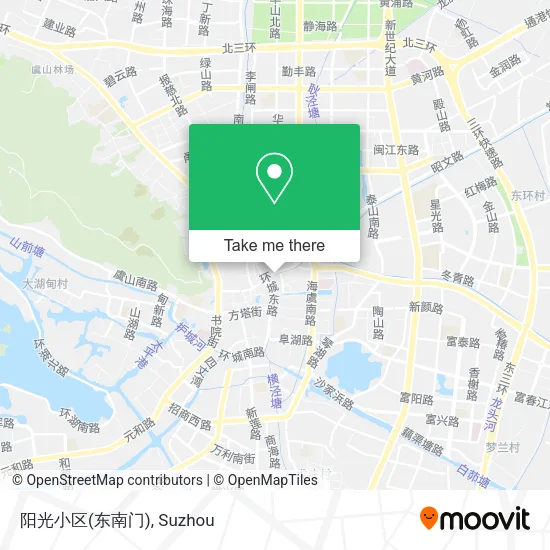 阳光小区(东南门) map