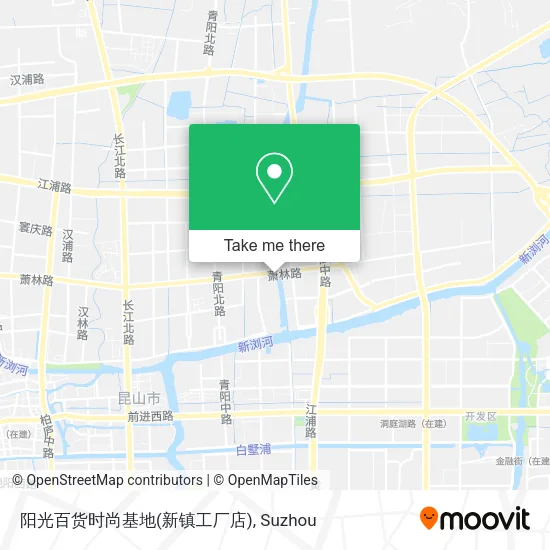 阳光百货时尚基地(新镇工厂店) map