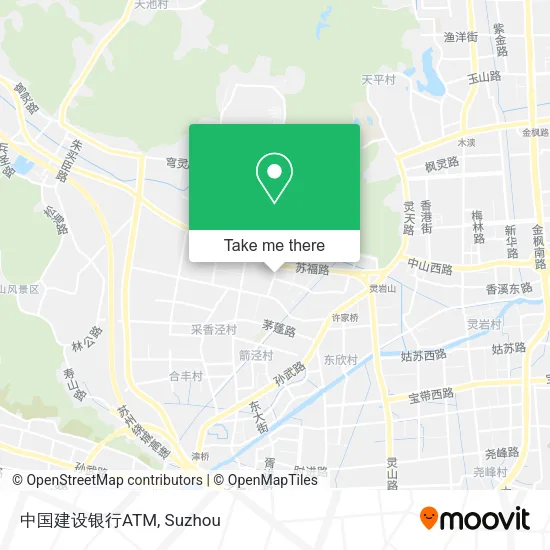 中国建设银行ATM map