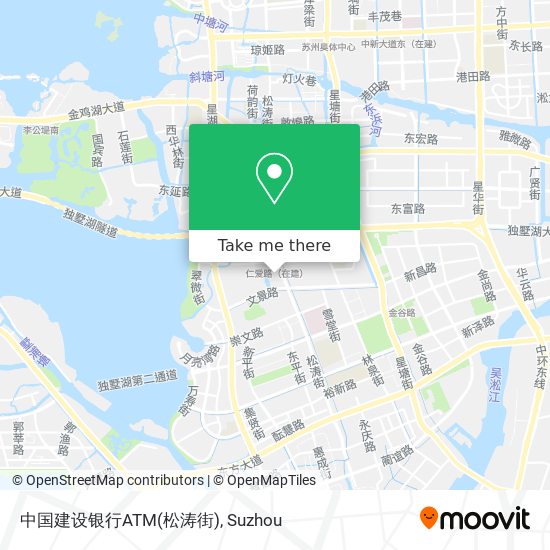 中国建设银行ATM(松涛街) map