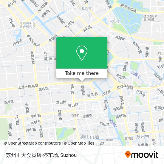 苏州正大会员店-停车场 map