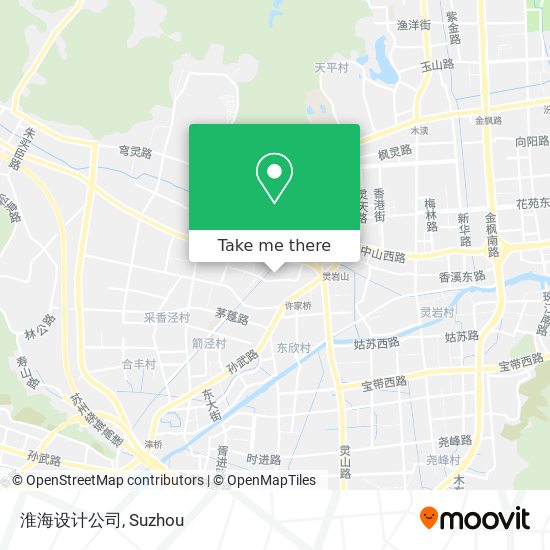 淮海设计公司 map