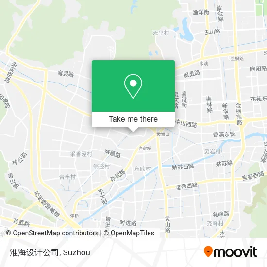 淮海设计公司 map