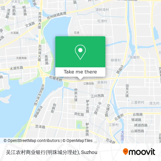 吴江农村商业银行(明珠城分理处) map