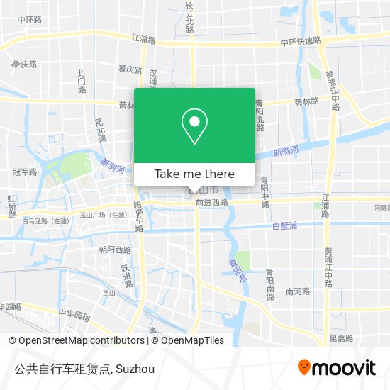 公共自行车租赁点 map