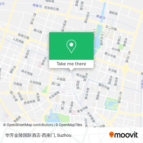 华芳金陵国际酒店-西南门 map