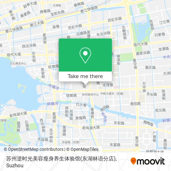 苏州逆时光美容瘦身养生体验馆(东湖林语分店) map