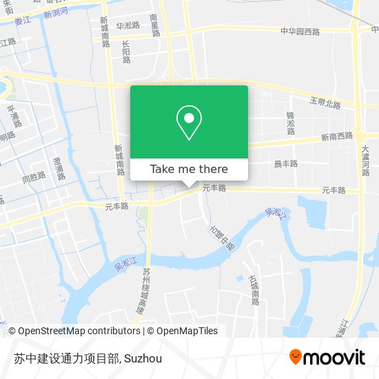 苏中建设通力项目部 map