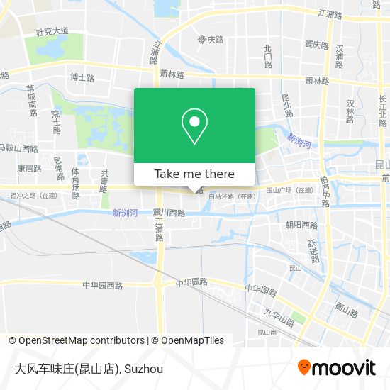 大风车味庄(昆山店) map