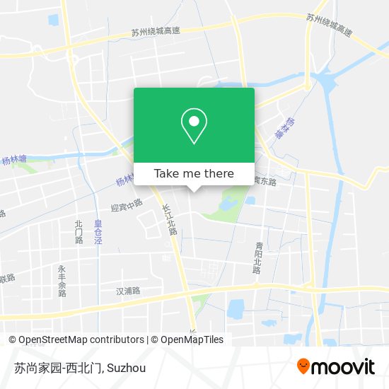 苏尚家园-西北门 map