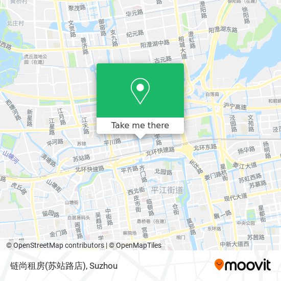 链尚租房(苏站路店) map