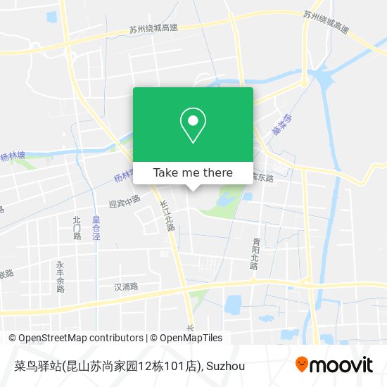 菜鸟驿站(昆山苏尚家园12栋101店) map