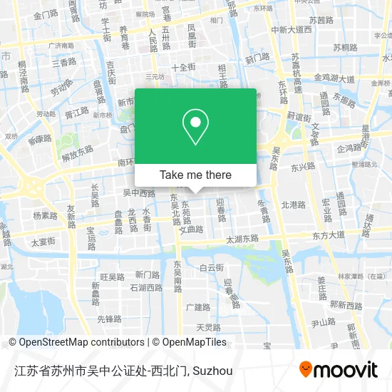 江苏省苏州市吴中公证处-西北门 map