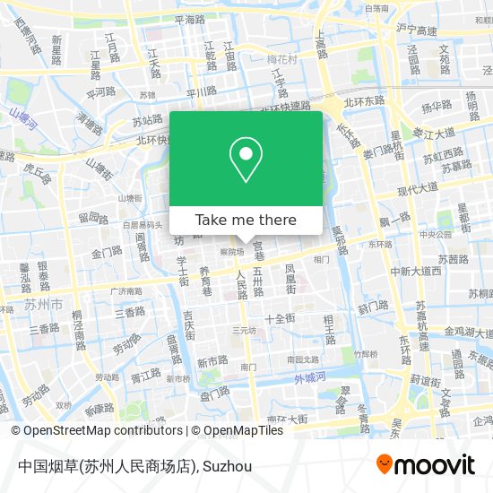 中国烟草(苏州人民商场店) map