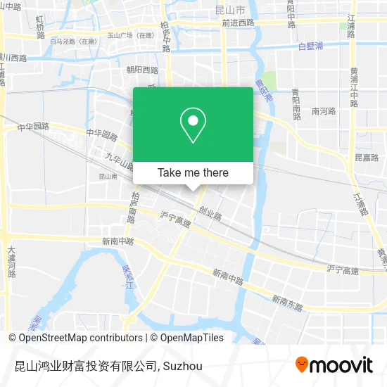 昆山鸿业财富投资有限公司 map