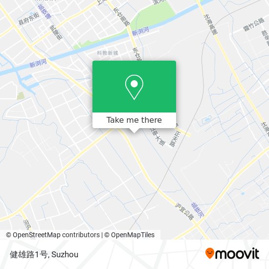 健雄路1号 map