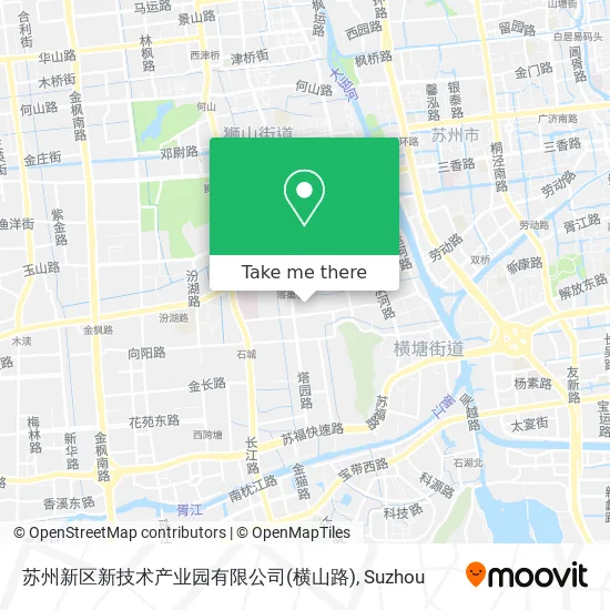苏州新区新技术产业园有限公司(横山路) map