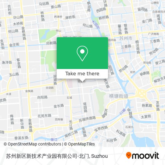 苏州新区新技术产业园有限公司-北门 map