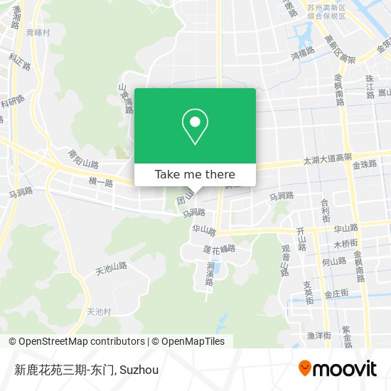 新鹿花苑三期-东门 map