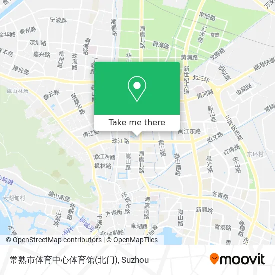 常熟市体育中心体育馆(北门) map