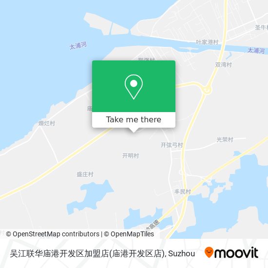 吴江联华庙港开发区加盟店(庙港开发区店) map