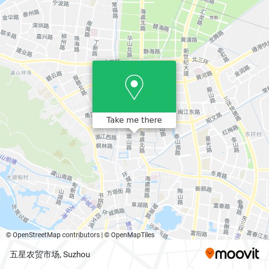 五星农贸市场 map